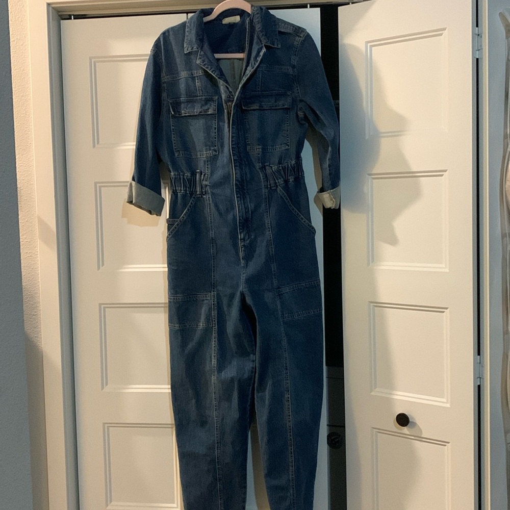 Universal Thread Denim Jumpsuit, Sz 10